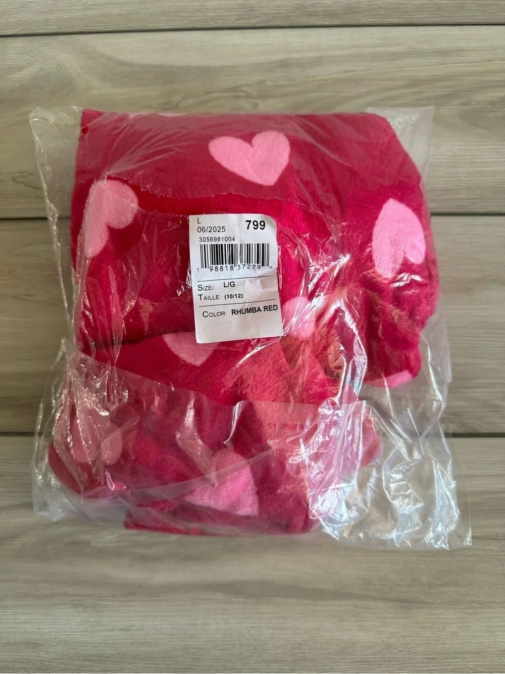 The Children’s Place Cozy Fleece Heart Pajamas Red Large NWT IN PACKAGE